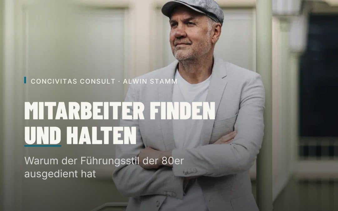 Alwin Stamm von Concivitas Consult, Portrait als Symbolbild für den Artikel „Mitarbeiter finden und halten: Warum der Führungsstil der 80er ausgedient hat