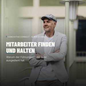 Alwin Stamm von Concivitas Consult, Portrait als Symbolbild für den Artikel „Mitarbeiter finden und halten: Warum der Führungsstil der 80er ausgedient hat